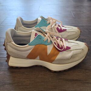 New Balance 327 Cream - multi-colored size 8W